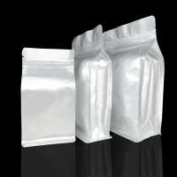 flat bottom food packaging large aluminum foil whey protein pouch