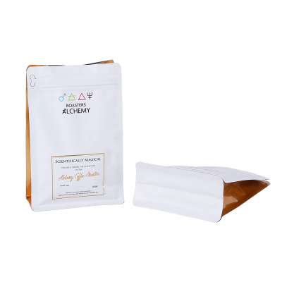 Factory Wholesale Customized plastic laminated aluminum foil coffee bag with degassing valve